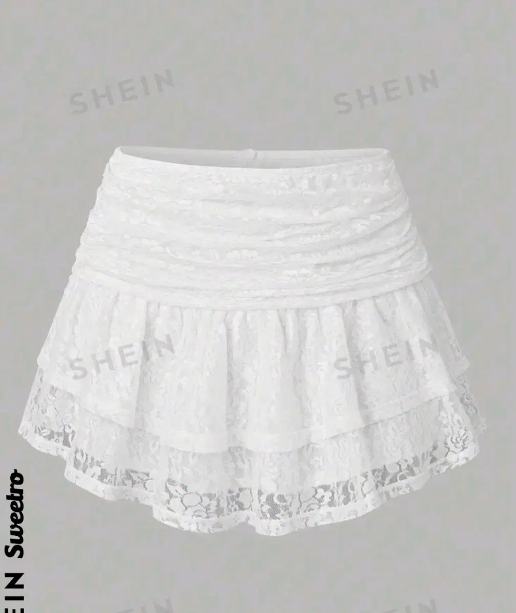 shein 쉬인 레이스 자수 레이스 스커트 M